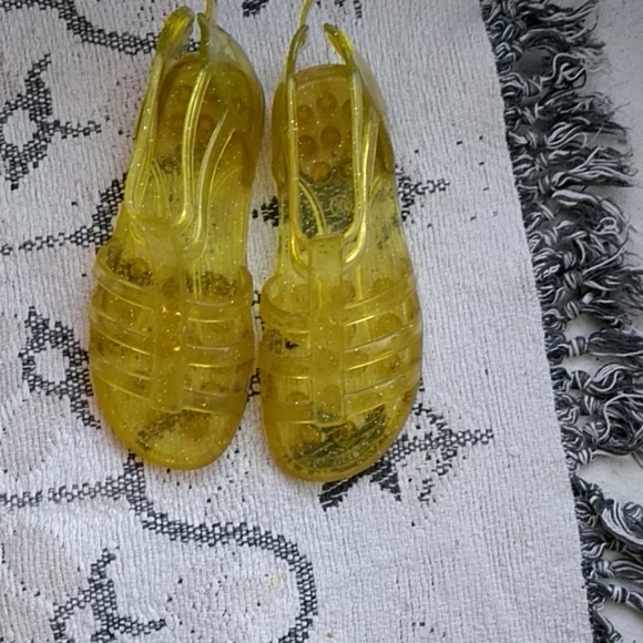 Old Navy Other - Yellow Sparkle Jelly Shoe